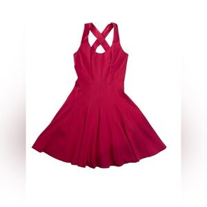 Banana Republic Pink Mini Dress- Size 2: stretch -Summer - bottom Flair!